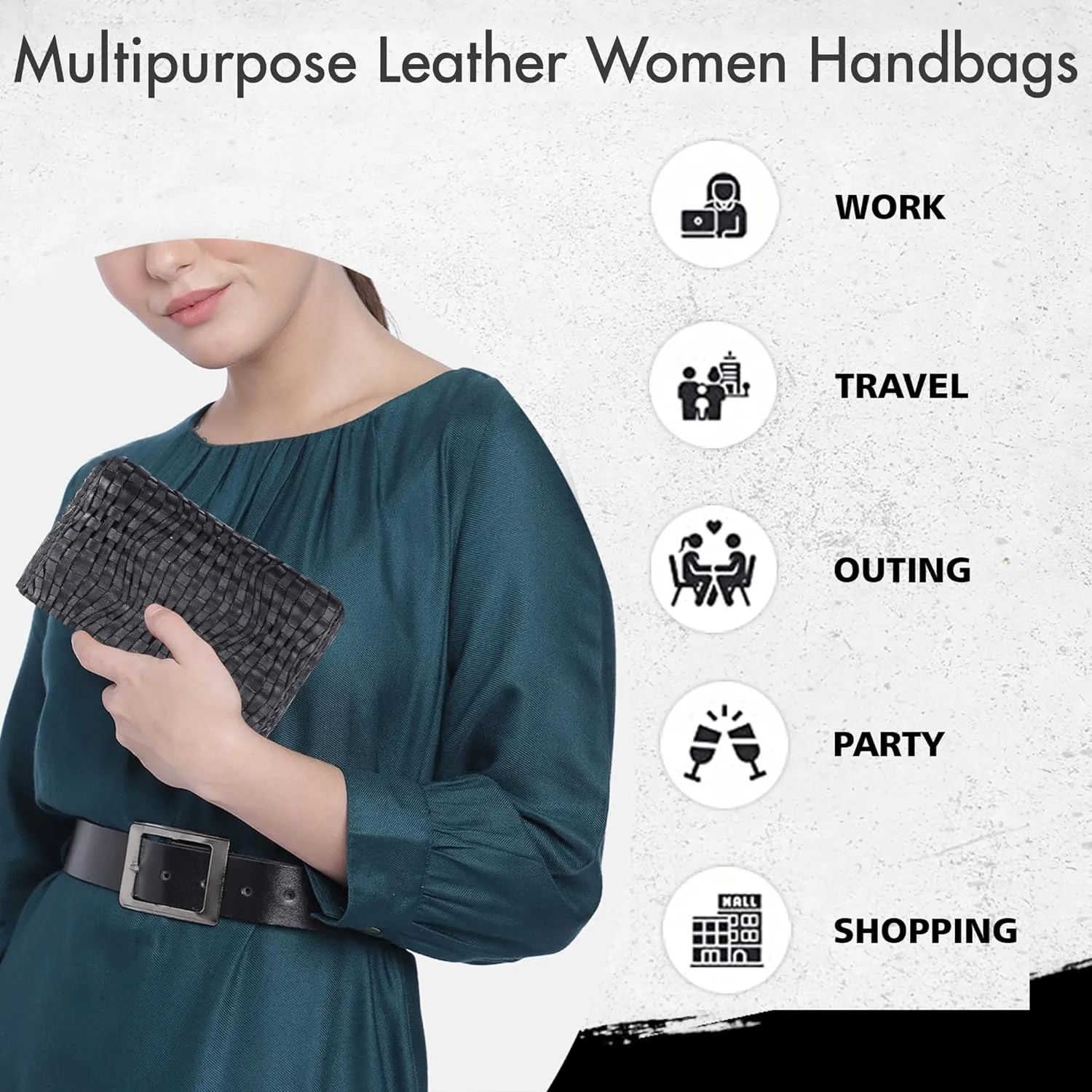 Premium Genuine Leather Women's Wallet: RFID Blocking, Multiple Card Slots, Zipper Pocket - Stylish & Durable - Perfect for Everyday Use (VL-408-Grey)