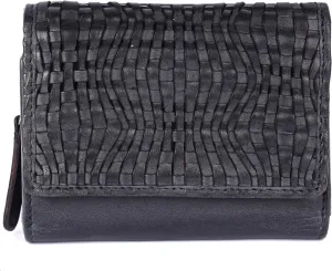 Premium Genuine Leather Women's Wallet: RFID Blocking, Multiple Card Slots, Zipper Pocket - Stylish & Durable - Perfect for Everyday Use (VL-408-Grey)