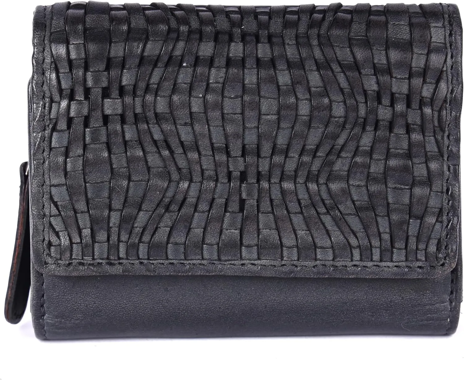 Premium Genuine Leather Women's Wallet: RFID Blocking, Multiple Card Slots, Zipper Pocket - Stylish & Durable - Perfect for Everyday Use (VL-408-Grey)