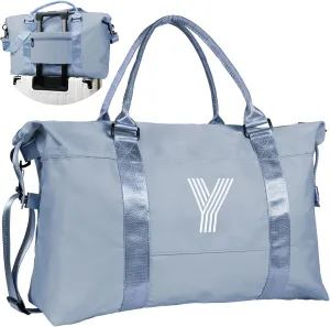 Preteeen Girls Gift Ideas, Initial Travel Duffel Bag, Gym Bag, Duffel Bag,Personalized Weekender Bag，Friend Wedding Girlfriend Birthday Gifts for Women Gifts for Teen Girls (Letter Y)