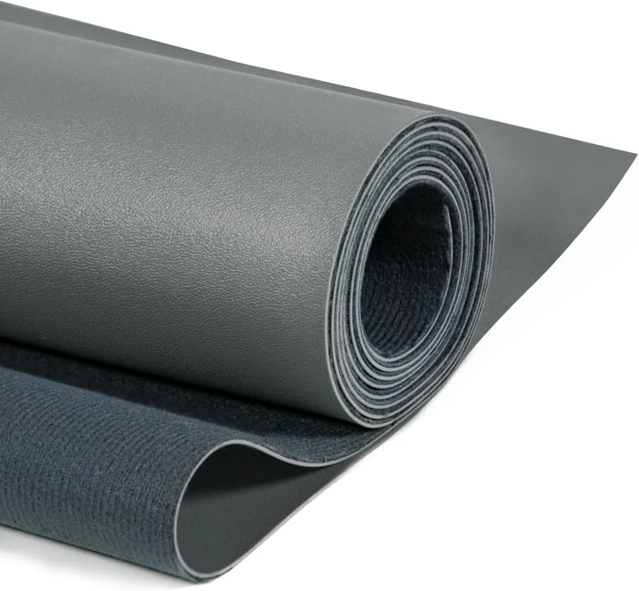 PU Fabric Leather by The Yard, Faux Synthetic Leather Material Sheets for Upholstery Crafts, DIY Sewings, Sofa, Handbag, Hair Bows Decorations (Dark Gray, 1 Yard (54" x 36"))