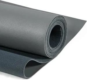 PU Fabric Leather by The Yard, Faux Synthetic Leather Material Sheets for Upholstery Crafts, DIY Sewings, Sofa, Handbag, Hair Bows Decorations (Dark Gray, 1 Yard (54" x 36"))