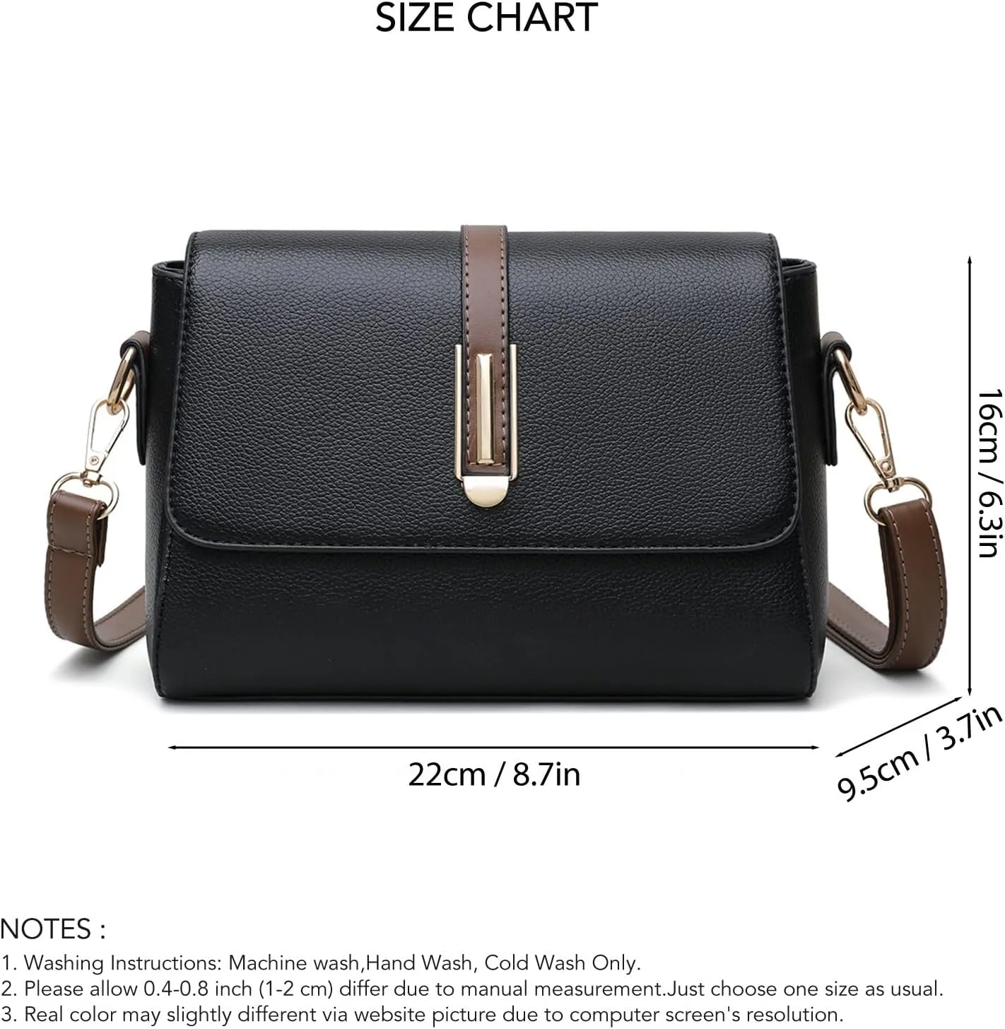 PU Leather Shoulder Bag Soft Multi Functional Large Capacity Women Purse Shoulder Bag for Wandering Shopping