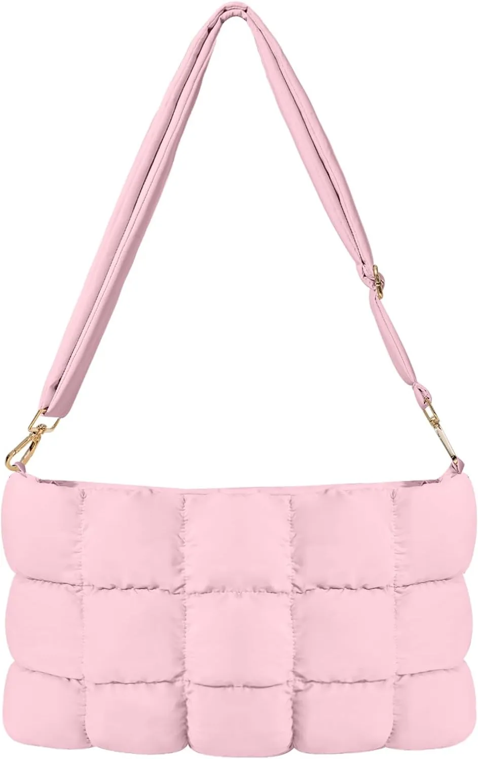 Puffer Evening Bag Lightweight Quilted puffy purses Down Fabric Soft Cross body bag