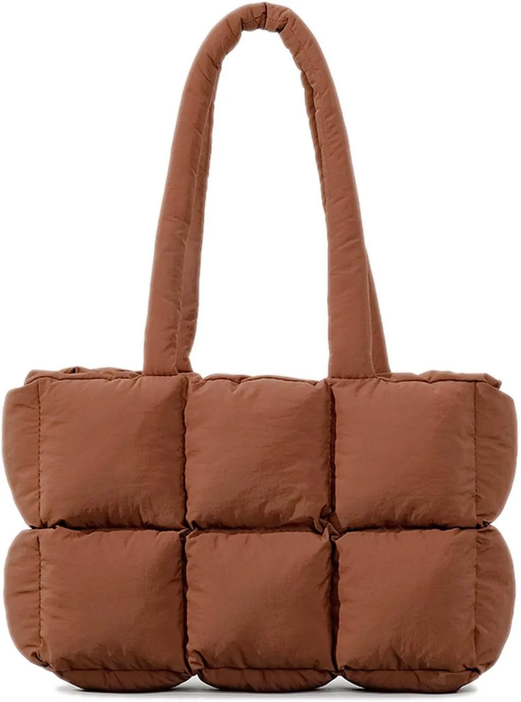 Puffer Tote Bag for Women, Cute Trendy Puffy Tote Bag, Lightweight Puffer Purse, Winter Padded Shoulder Handbag