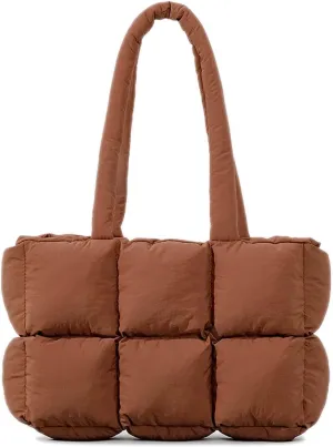 Puffer Tote Bag for Women, Cute Trendy Puffy Tote Bag, Lightweight Puffer Purse, Winter Padded Shoulder Handbag