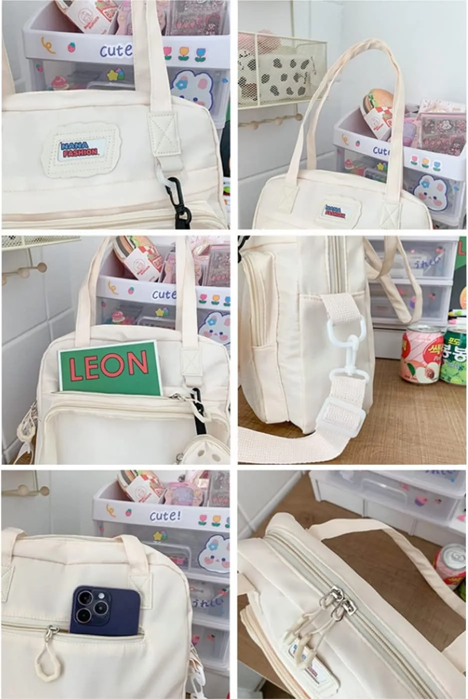 Purse Handbag JK Uniform Messenger Bag Lolita Shoulder Crossbody Bag Ita Bag Nylon Tote