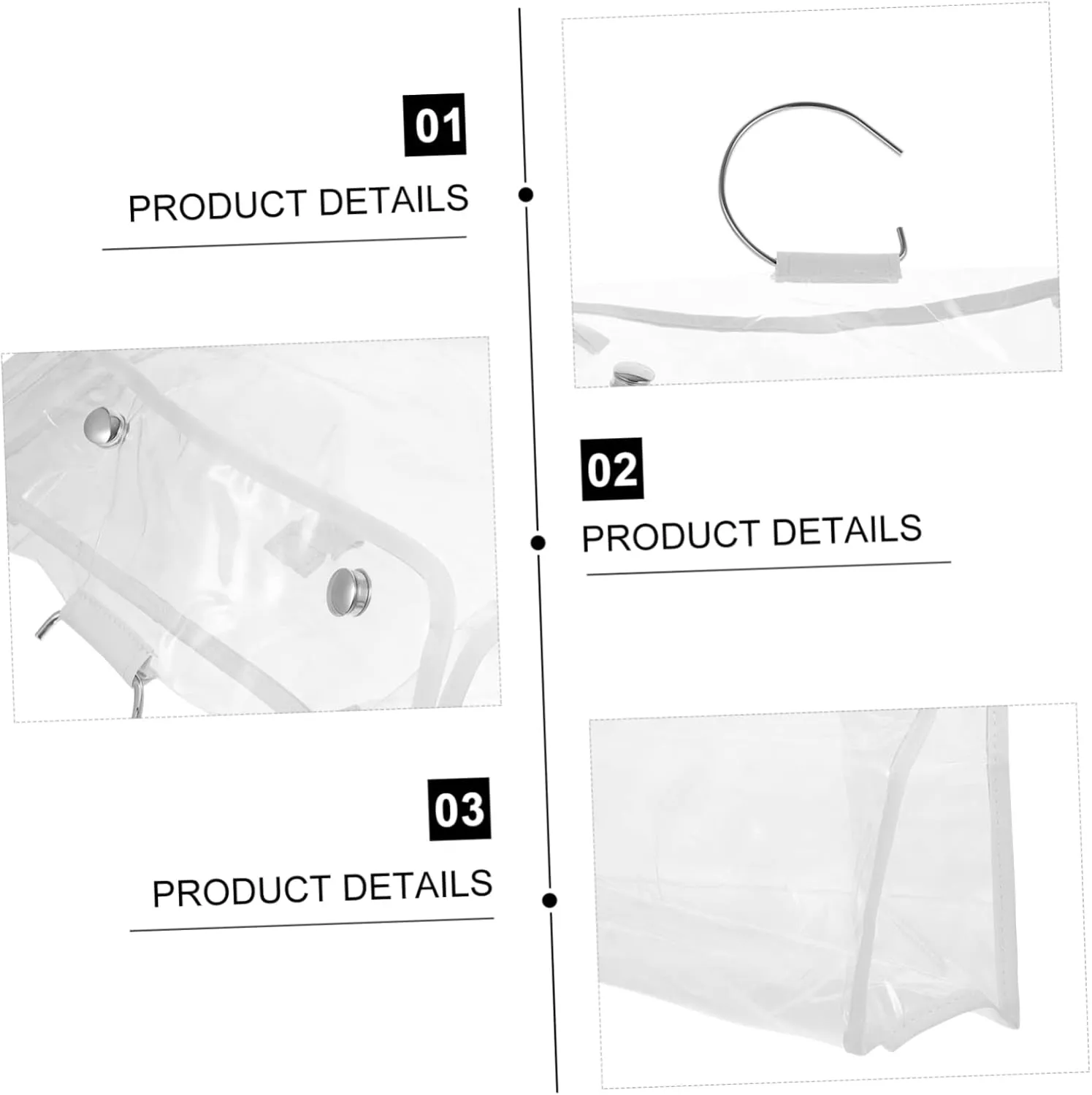 Purse Organizer Tote Organizer Handbag Storage Hanging Storage Bag Dust Bag for Handbag Large Capacity Easy to Observe Sealing Performance
