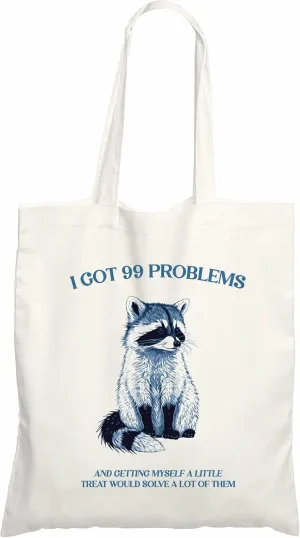 Rainbow & Sunshine Inspiring Cotton Tote Bags For Shopping,