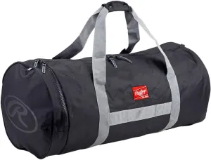 Rawlings | THROWBACK Duffle Equipment Bag | Baseball/Softball | Black