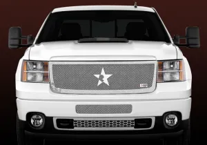 RBP RBP-152206 RX Series Chrome Studded Frame Bumper Grille, (2 Piece)