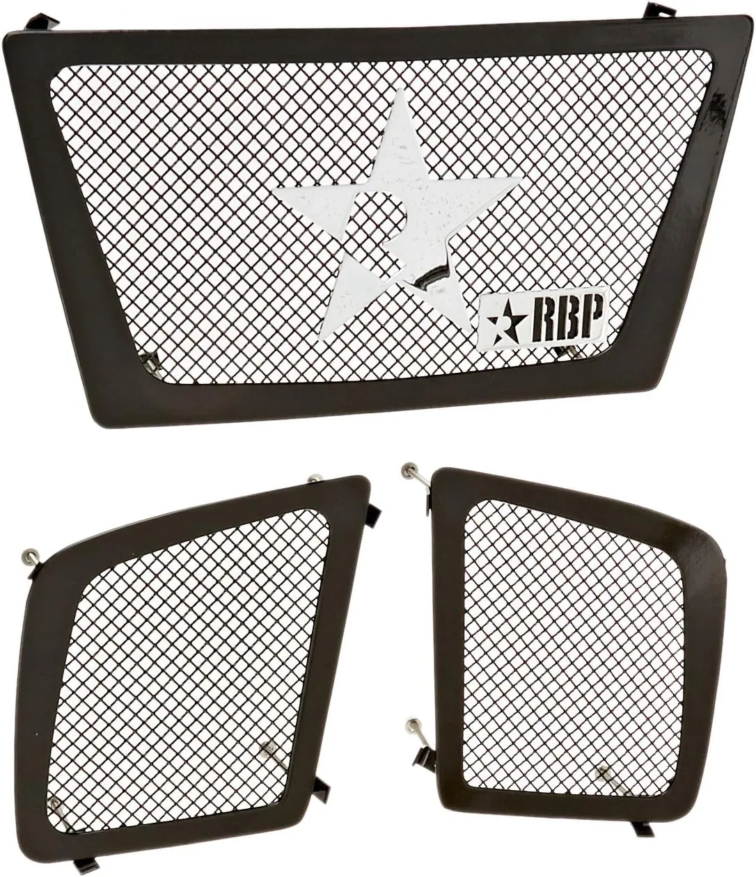 RBP RBP-254780 RL Series Black Plain Frame Main Grille, (3 Piece)