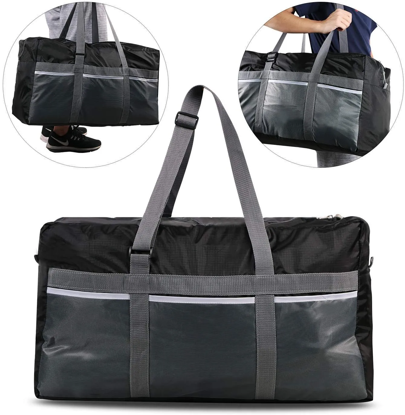 REDCAMP Foldable Travel Bag, Large Sports Bag, 75L/96L/100L, Lightweight Waterproof Tote Bag