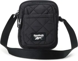 Reebok Women's Crossbody Bag - Quilted Nylon Sling Bag Travel Purse with Adjustable Strap and Secure Zipper Closures