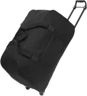 Rolling Duffel Trolley Bag for Men And Women, Versatile Handbag for Travel And Sports, black