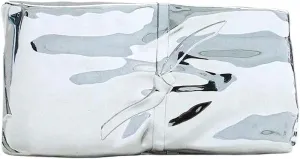 RomanticDesign Women Acrylic Box Clutch Purse Sparkly Silver Embossed Evening Handbag for Party Banquet Cocktail