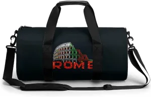 Rome Colosse-um Italy Souvenir Travel Duffel Bag Gym Bags Sports Tote Shoulder Weekender Handbag for Men Women