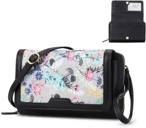 RONSIN Crossbody Bag for Women Wristlet Wallets with RFID Card Small Clutch Purses for Party Prom