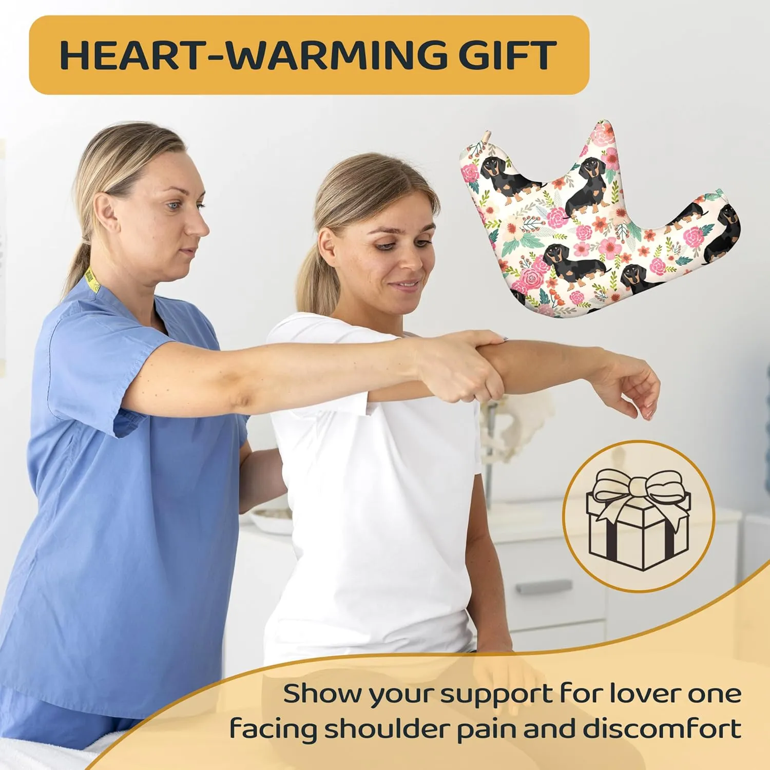 Rotator Cuff Pillow Post Shoulder Surgery Recovery Supplies Pillow,Providing Support for Post-Surgery Shoulder Comfortable Cotton Bag Pillow With an Detachable Design Post Surgery Shoulder Pillow