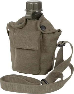 Rothco Vintage Canteen Carry, All with Shoulder Strap