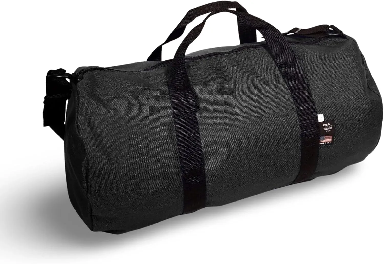 Round Duffel Bag - Made in USA (Large, Red)