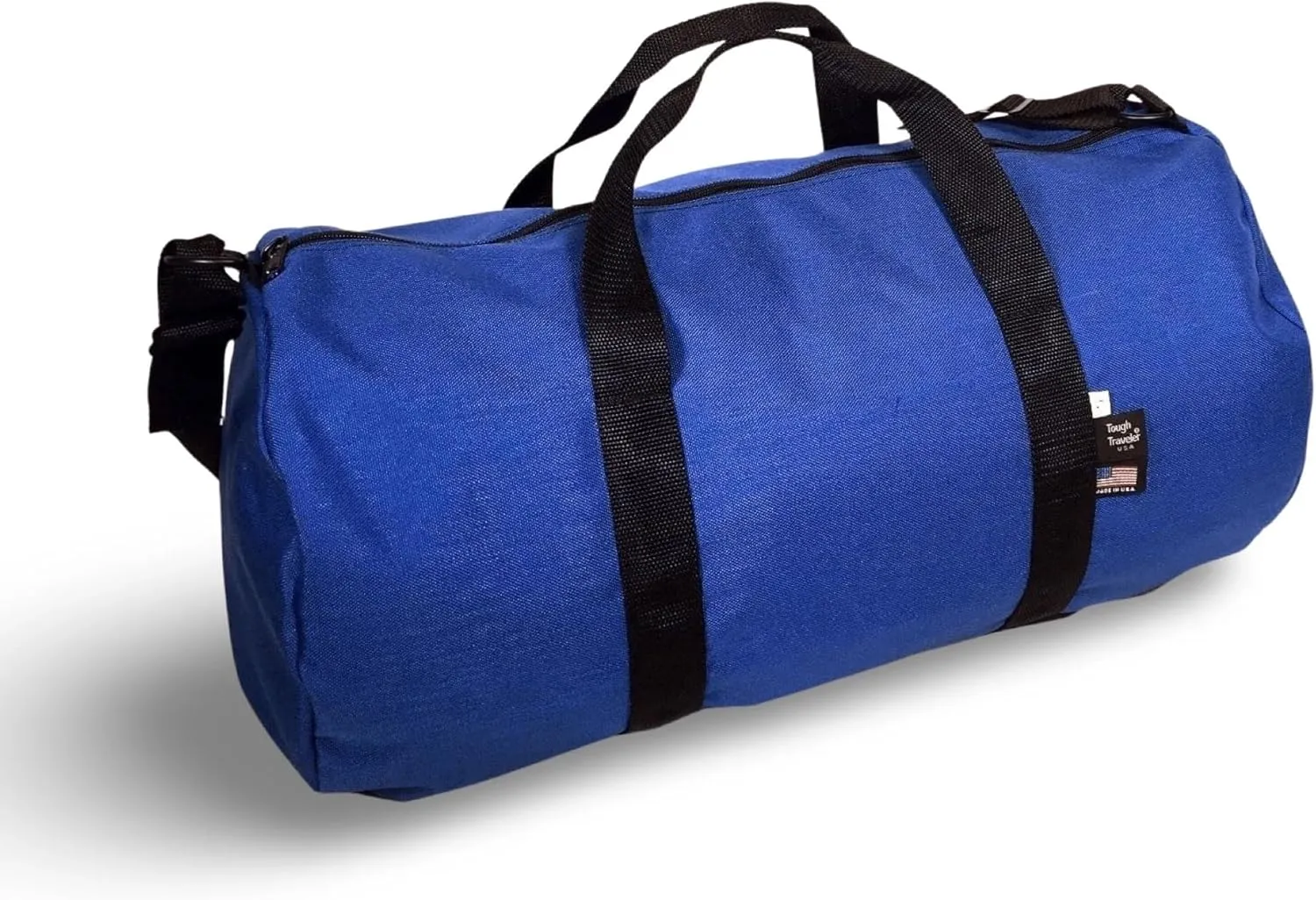 Round Duffel Bag - Made in USA (Large, Red)