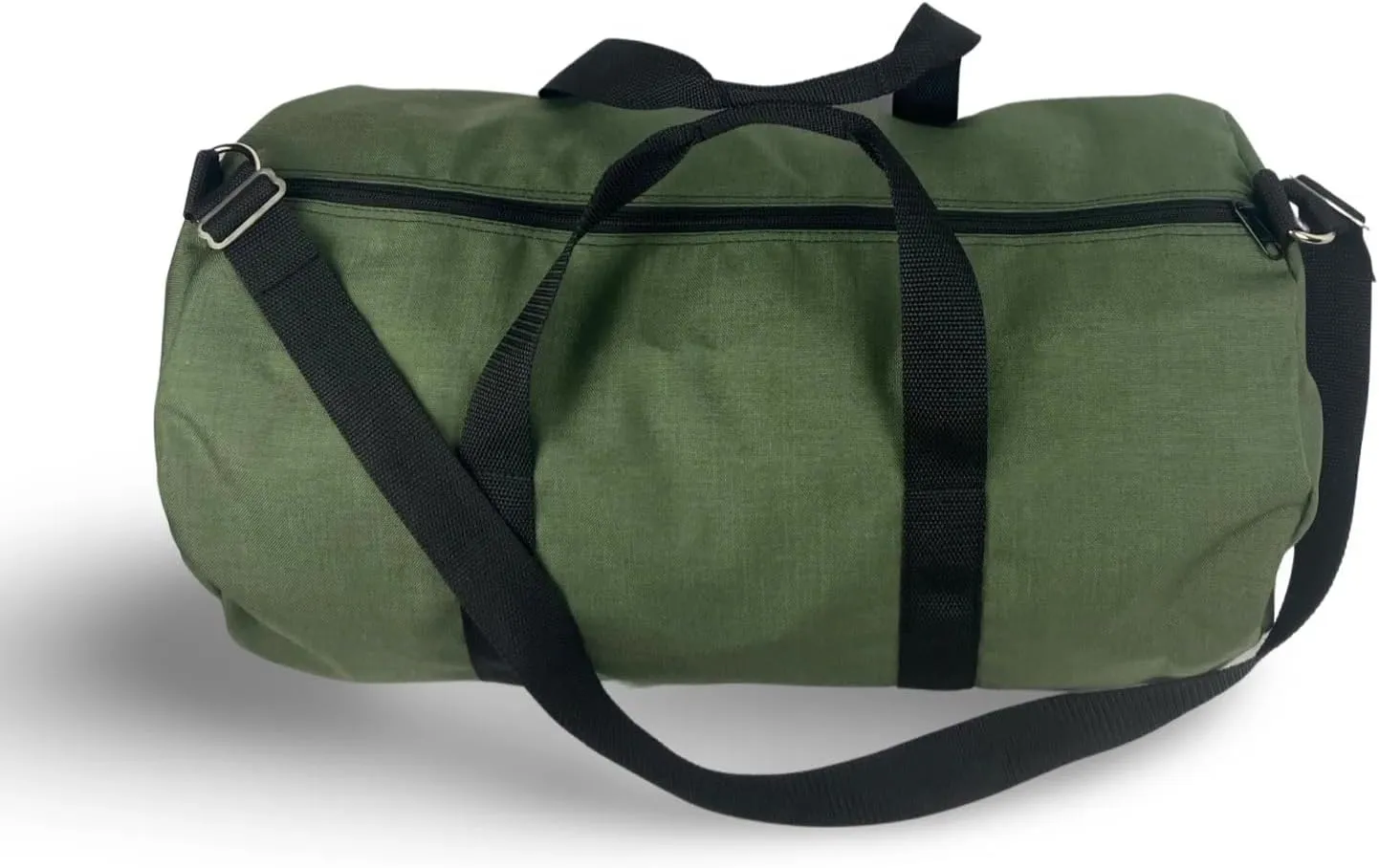 Round Duffel Bag - Made in USA (Large, Red)