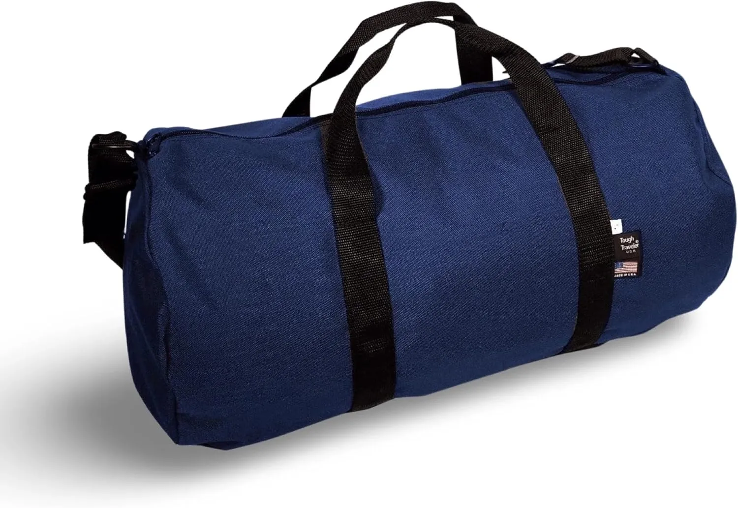 Round Duffel Bag - Made in USA (Large, Red)