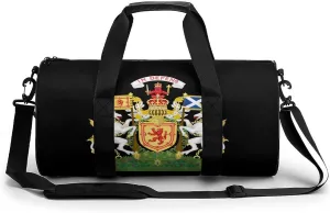 Royal Coat of Arms of The Kingdom of Scotland Novelty Large Duffel Bag Lightweight Gym Bag Travel Tote Bags