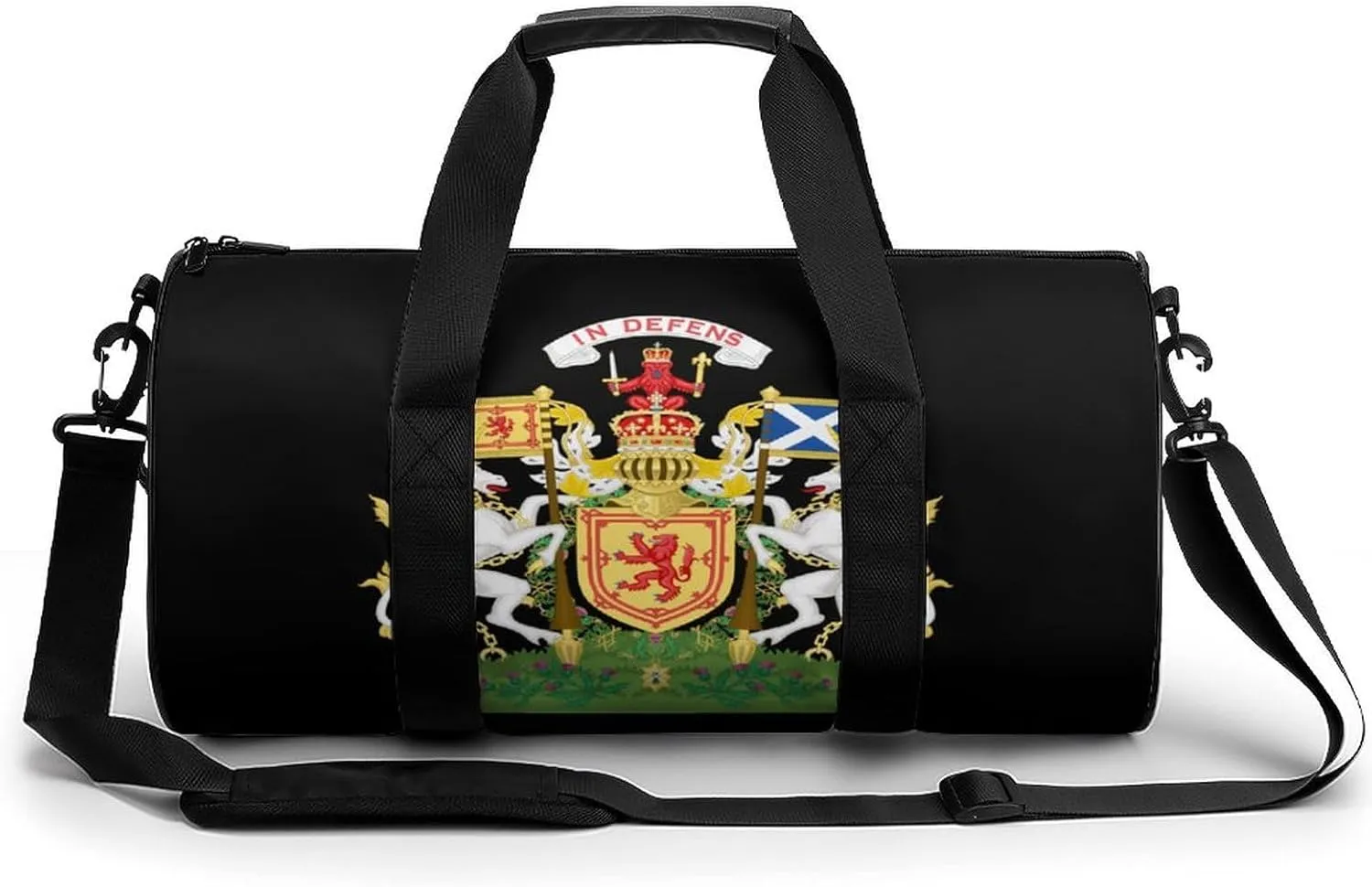Royal Coat of Arms of The Kingdom of Scotland Novelty Large Duffel Bag Lightweight Gym Bag Travel Tote Bags