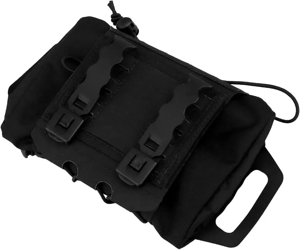 SABADO Rapid Deploy IFAK Pouch First Aid Kits Pack Tactical Two-piece System Medical Supply Holder Roll Carrier Hypalon Handle Outdoor Sport Hunting Bag Laminated Matting Fabric