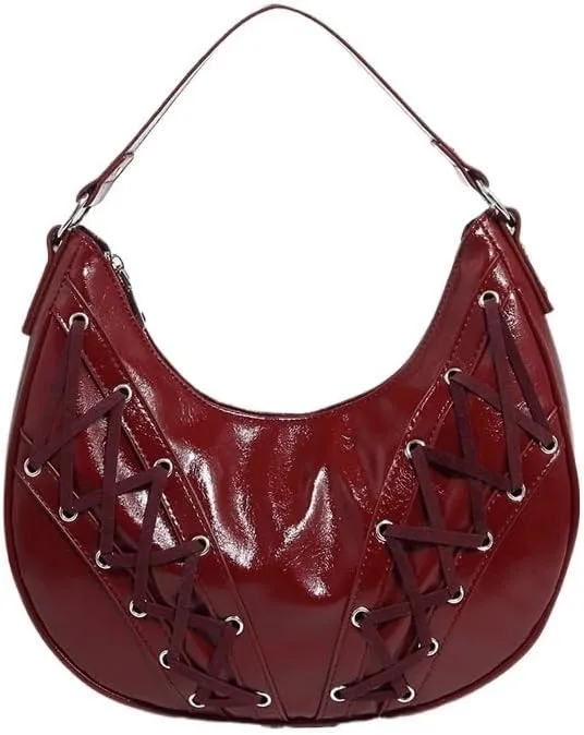 Saddle bag, handbag, soft leather shoulder bag for women