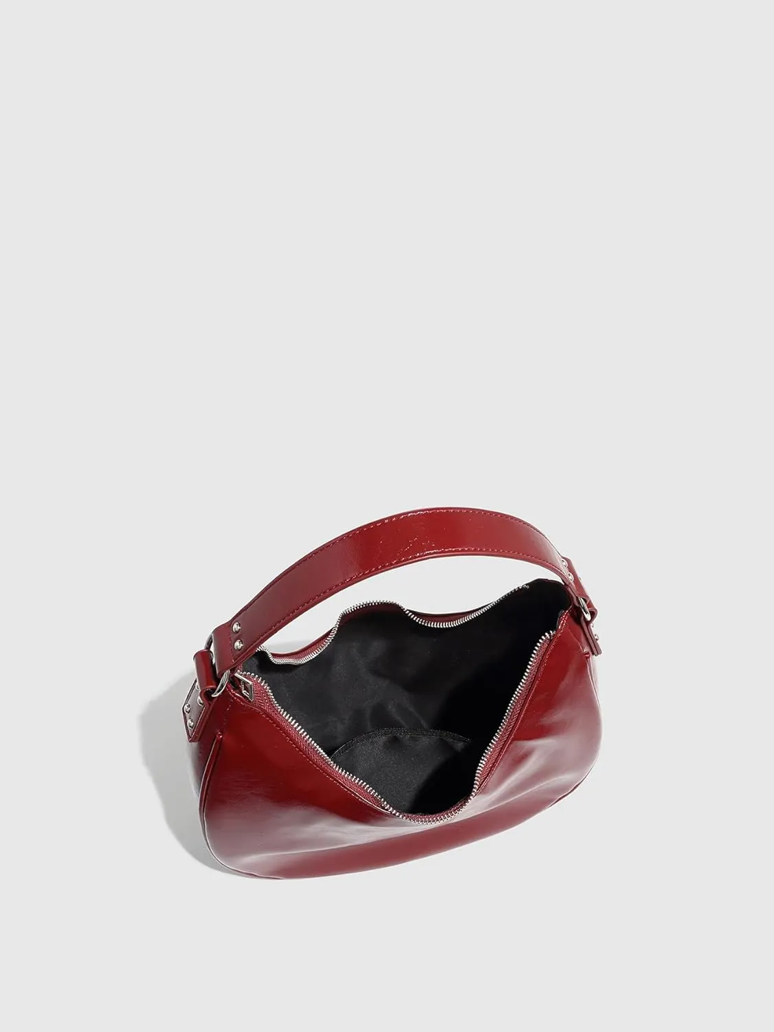 Saddle bag, handbag, soft leather shoulder bag for women