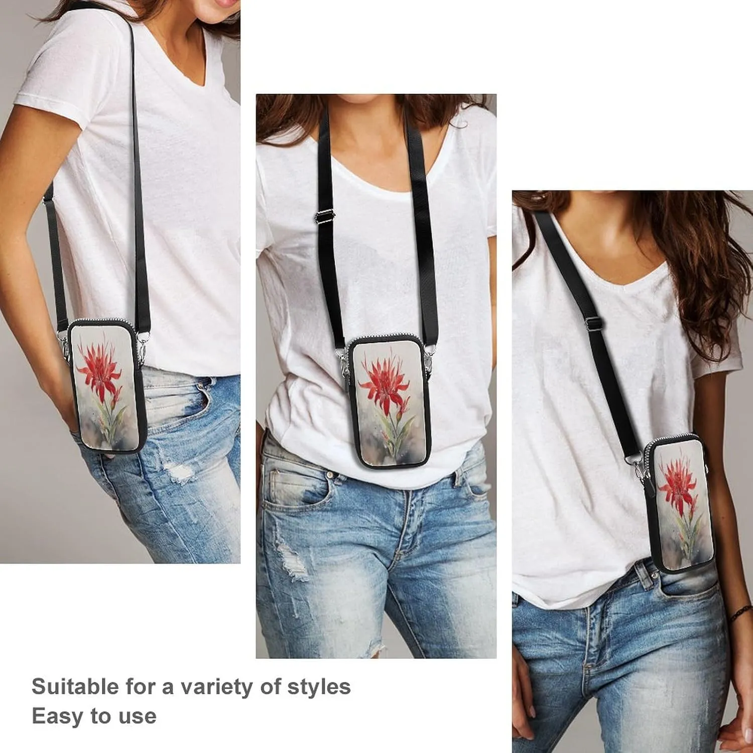 Scenery in A Jar Small Crossbody Bag for Women,Lightweight Mini Shoulder Bag Wallet Cell Phone Purse For Running,Travel,Commuting