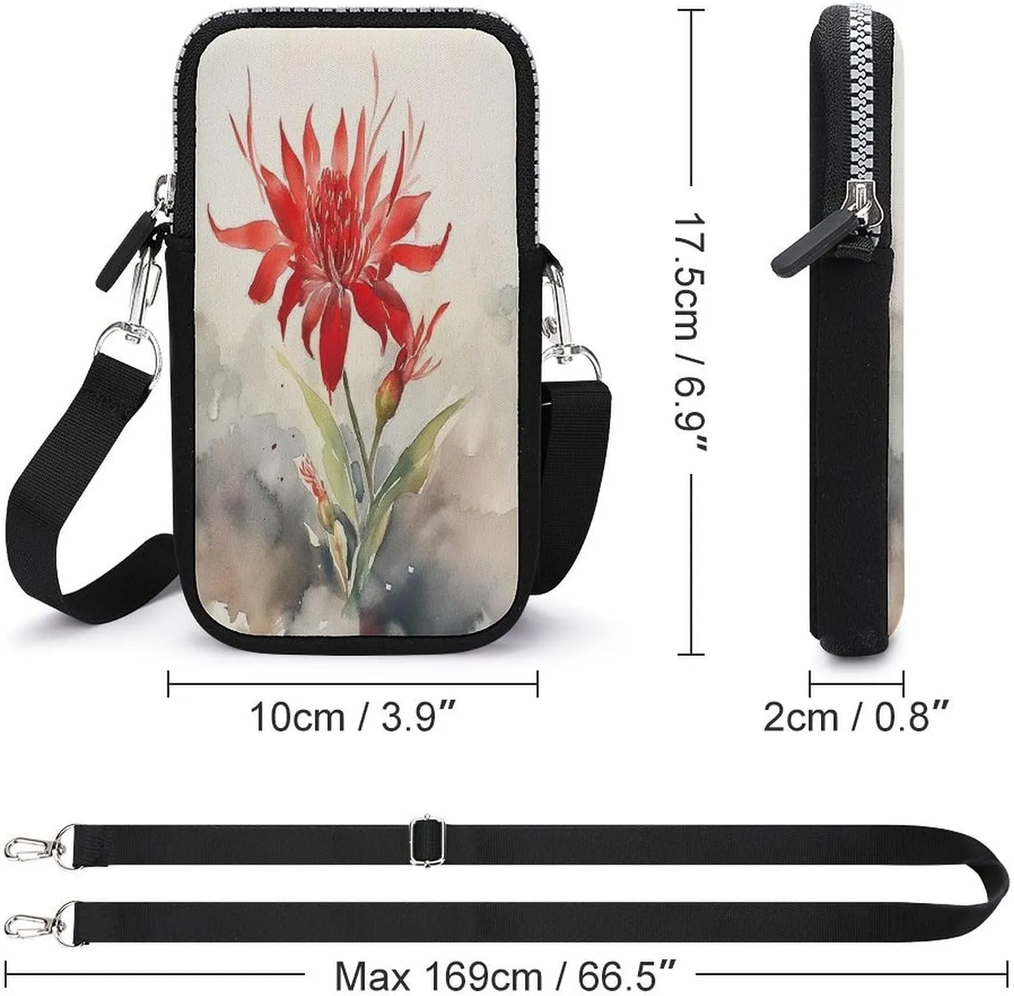 Scenery in A Jar Small Crossbody Bag for Women,Lightweight Mini Shoulder Bag Wallet Cell Phone Purse For Running,Travel,Commuting