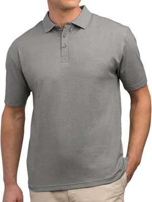 SCOTTeVEST Polo Shirt for Men - 3 Hidden Pockets - Breathable Moisture Wicking T-Shirt for Travel & More