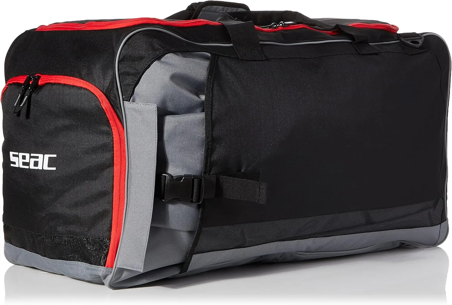SEAC Equipage 250, Duffel Bag with Waterproof Compartment for Diving Equipment and Fins Pocket