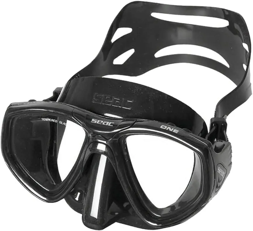 SEAC Tris Motus Set - Motus Camo Long Freediving Soft Powerful Fins, One Mask and Jet Snorkel