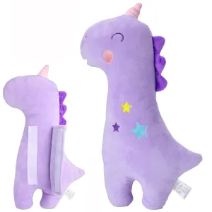 Seat Belt Cover Pillow for Kids, Car Seatbelt Cushion Shoulder Neck Support Protector Pad, Soft Stuffed Plush Travel Vehicle Safety Belts Strap Pillow for Boys and Girls Headrest (Unicorn)