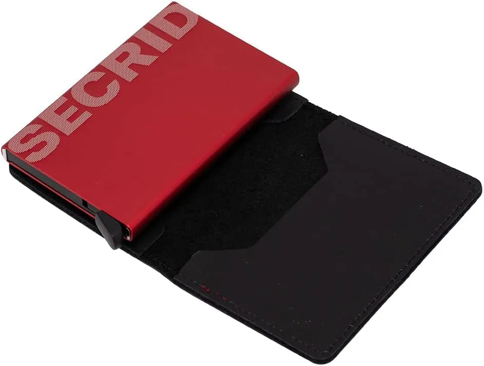 Secrid Men's Wallet Case, Cognac, 16mm Slim