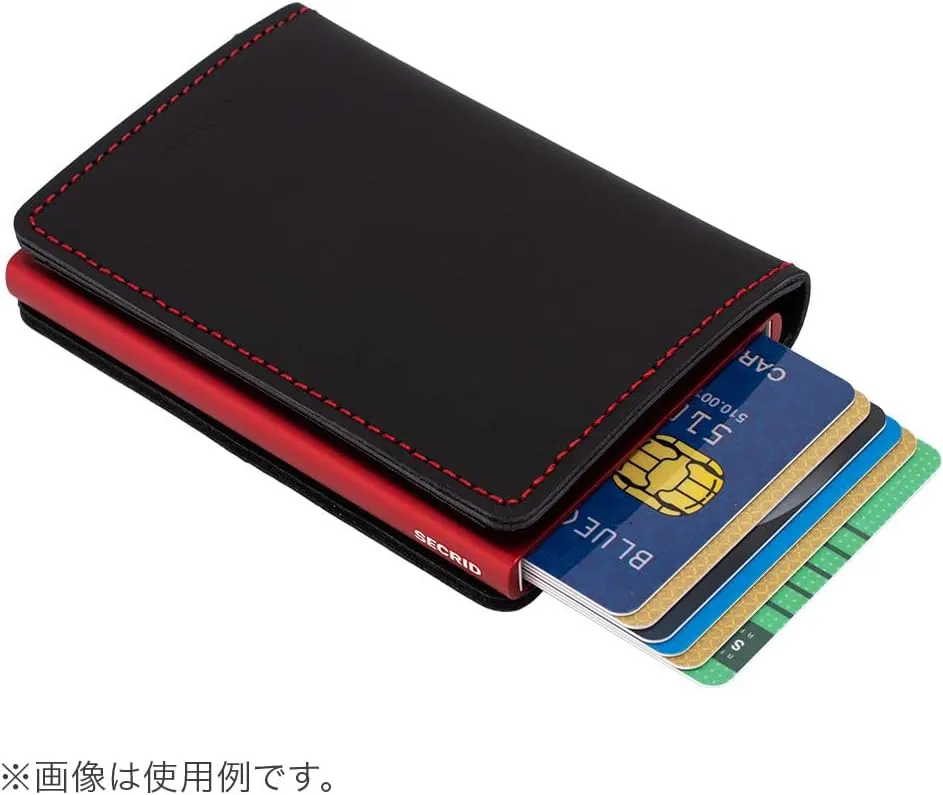 Secrid Men's Wallet Case, Cognac, 16mm Slim