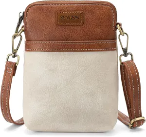 SENDEFN Cell Phone Purses for Women Small Crossbody Bag Shoulder Handbag with Adjustable Strap