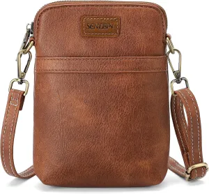 SENDEFN Cell Phone Purses for Women Small Crossbody Bag Shoulder Handbag with Adjustable Strap
