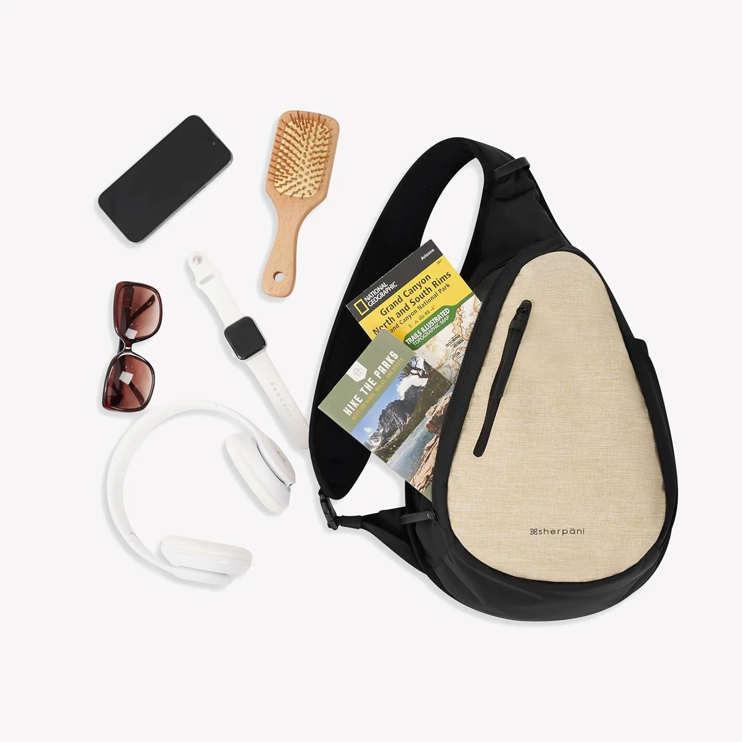 Sherpani Esprit, Anti Theft Sling Bag, Sling Backpack, Crossbody Backpack, Fits 10 inch Tablet
