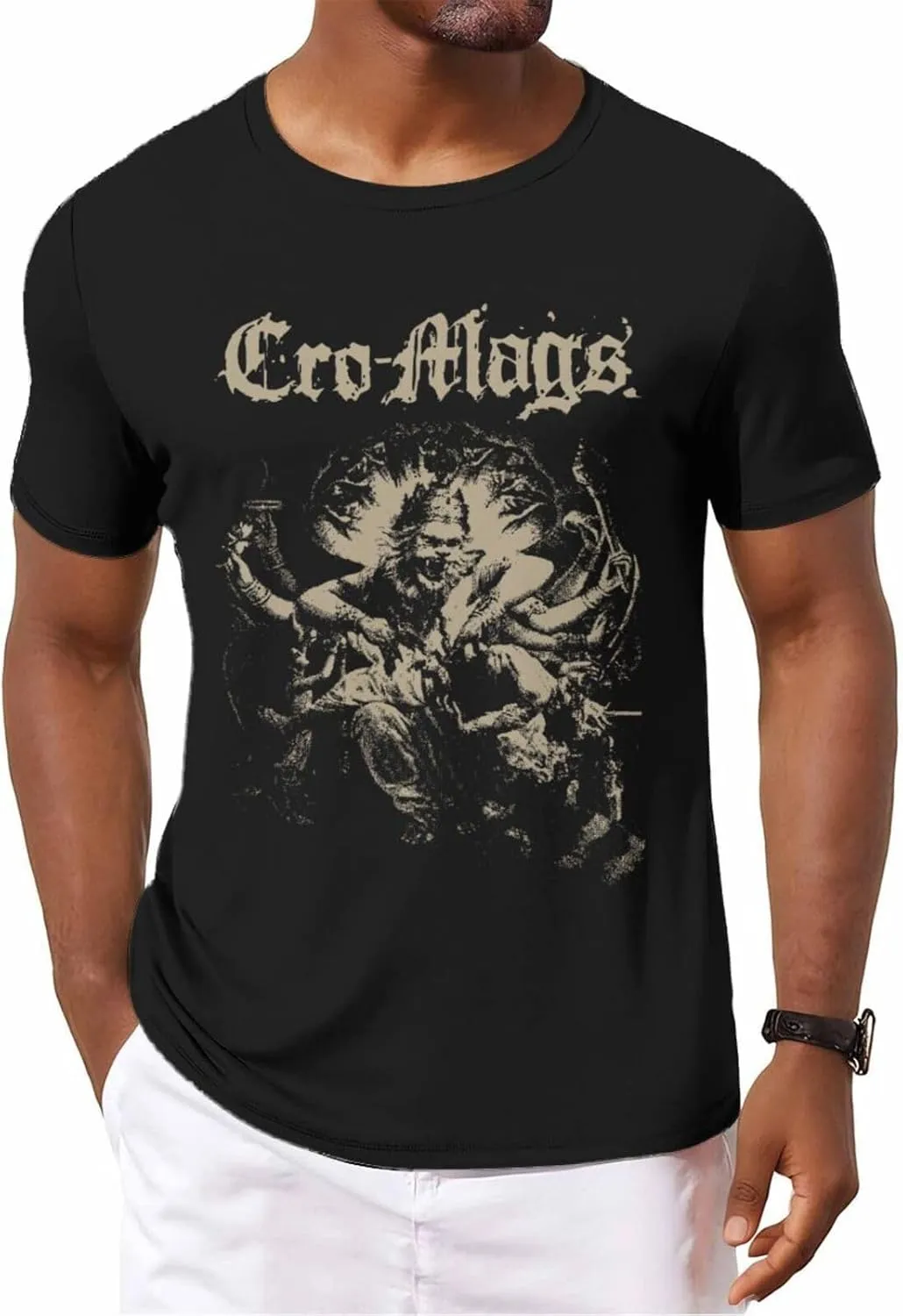 Shirt Men's Printed Short Sleeve T-Shirts Summrt Casual O-Neck Tops