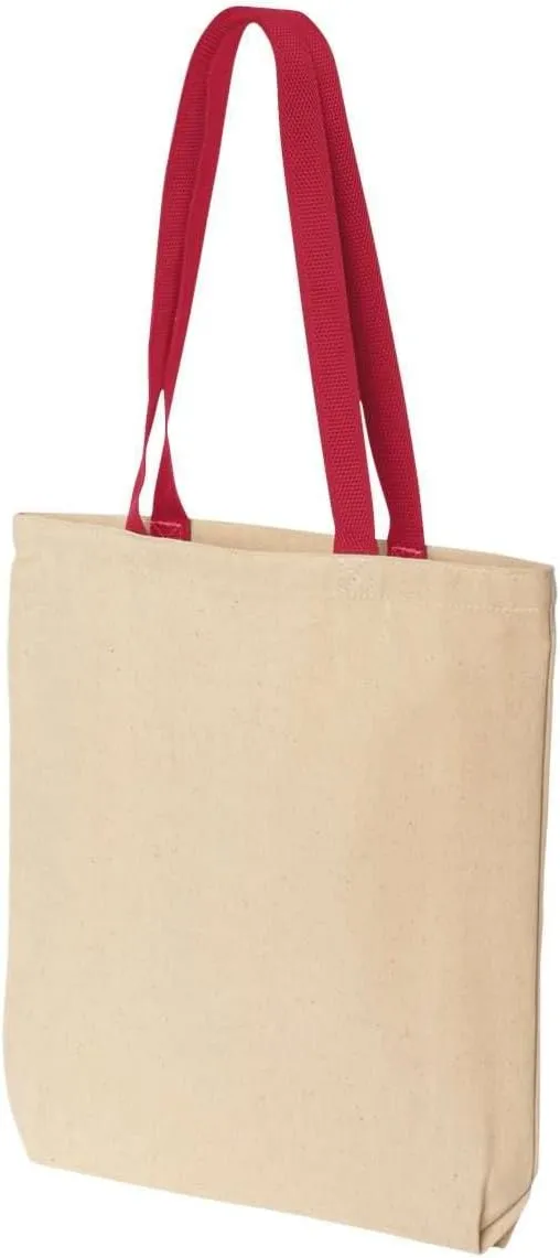 shop4ever Personalized Custom Design Your Own Cotton Canvas Tote Reusable Shopping Bag