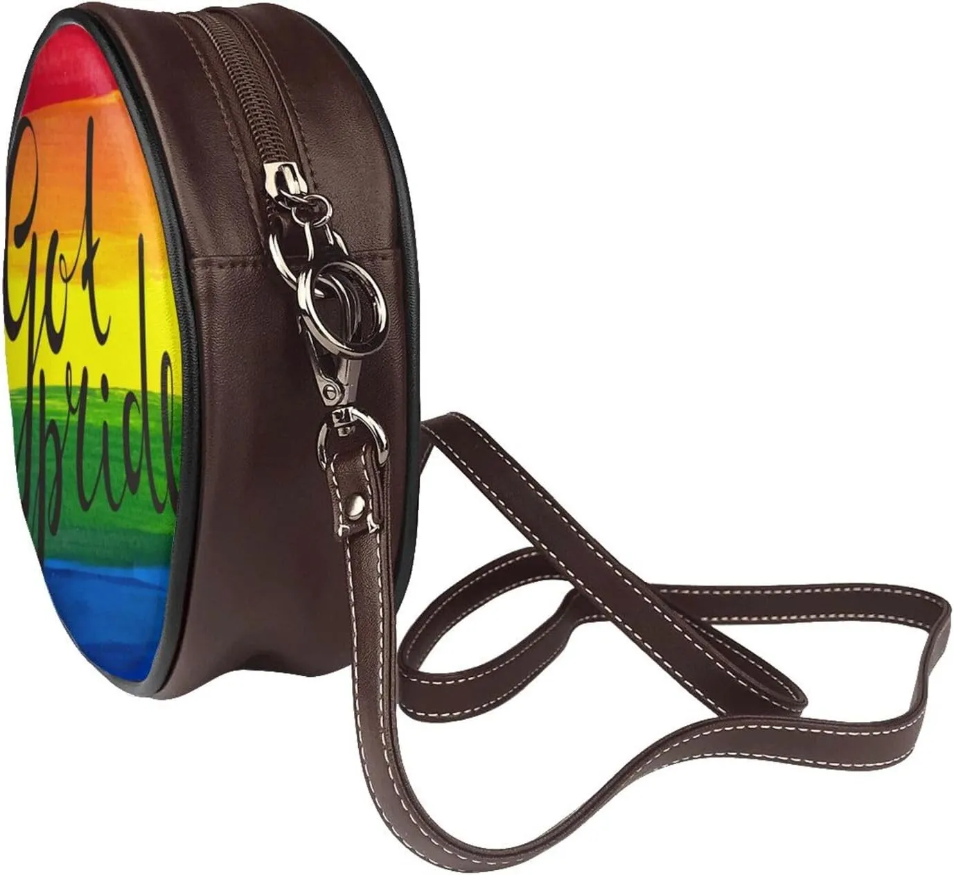 Shoulder Bag Circle Crossbody Bag for Women, Vintage Shoulder Purse, Round Purses Bag for Women