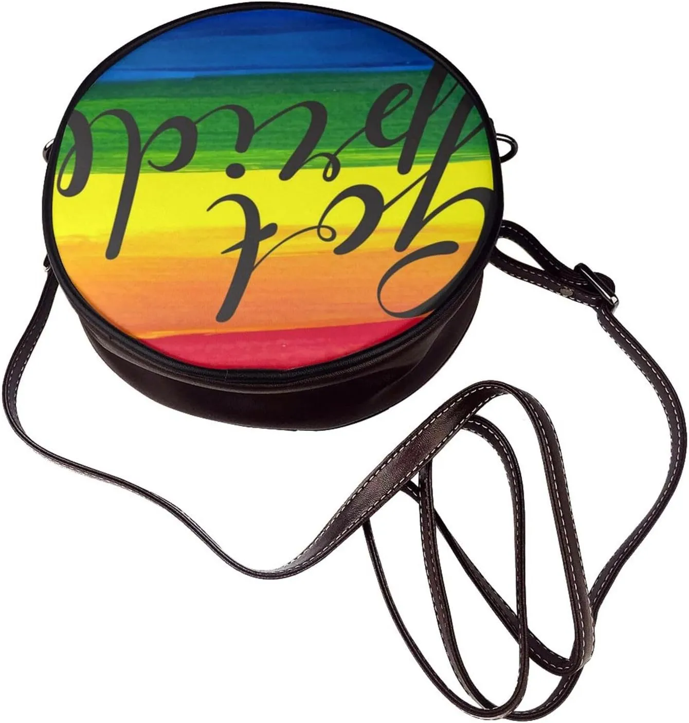 Shoulder Bag Circle Crossbody Bag for Women, Vintage Shoulder Purse, Round Purses Bag for Women