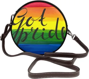 Shoulder Bag Circle Crossbody Bag for Women, Vintage Shoulder Purse, Round Purses Bag for Women
