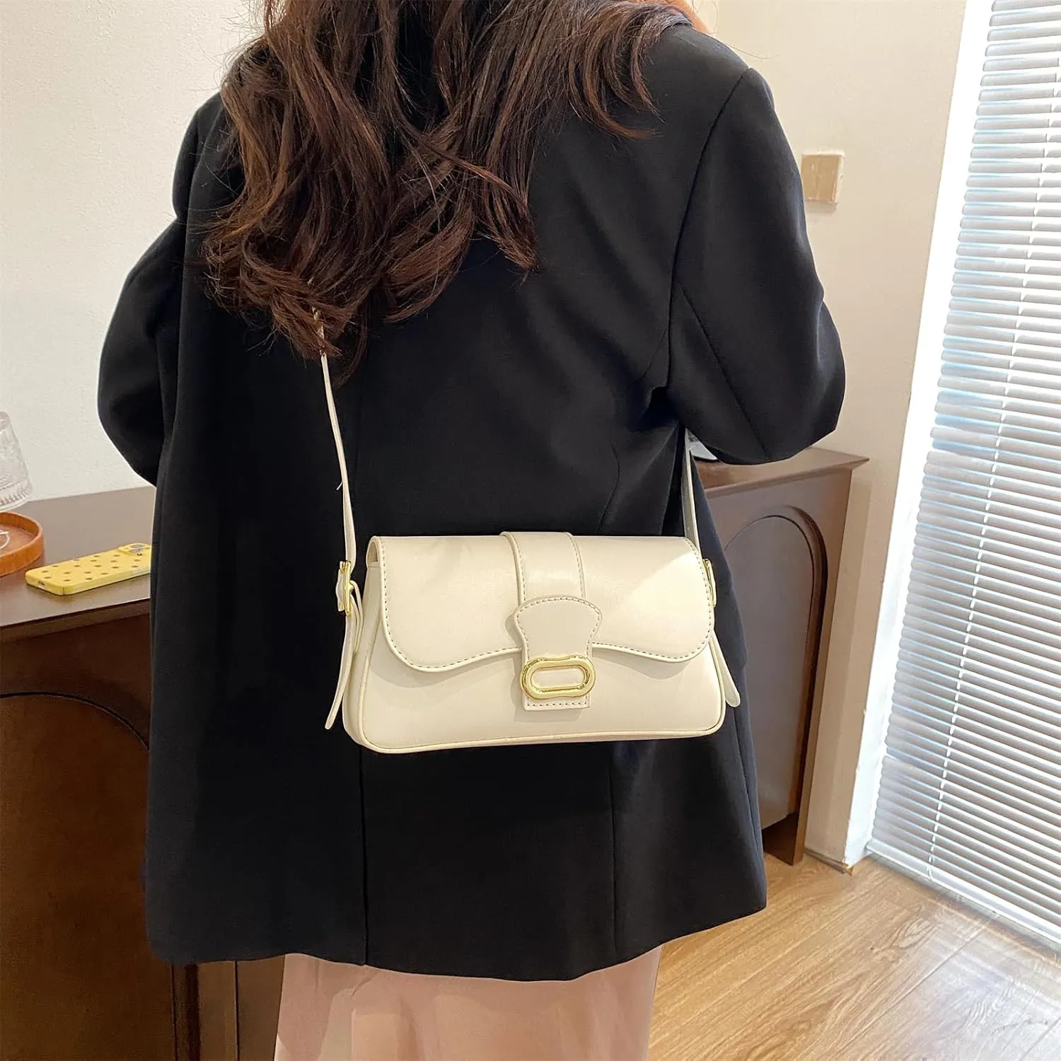 Shoulder Bag Classic Clutch Purse Soft PU Leather Handbag for Women Trendy Purses Shoulder Purse Designer Bags